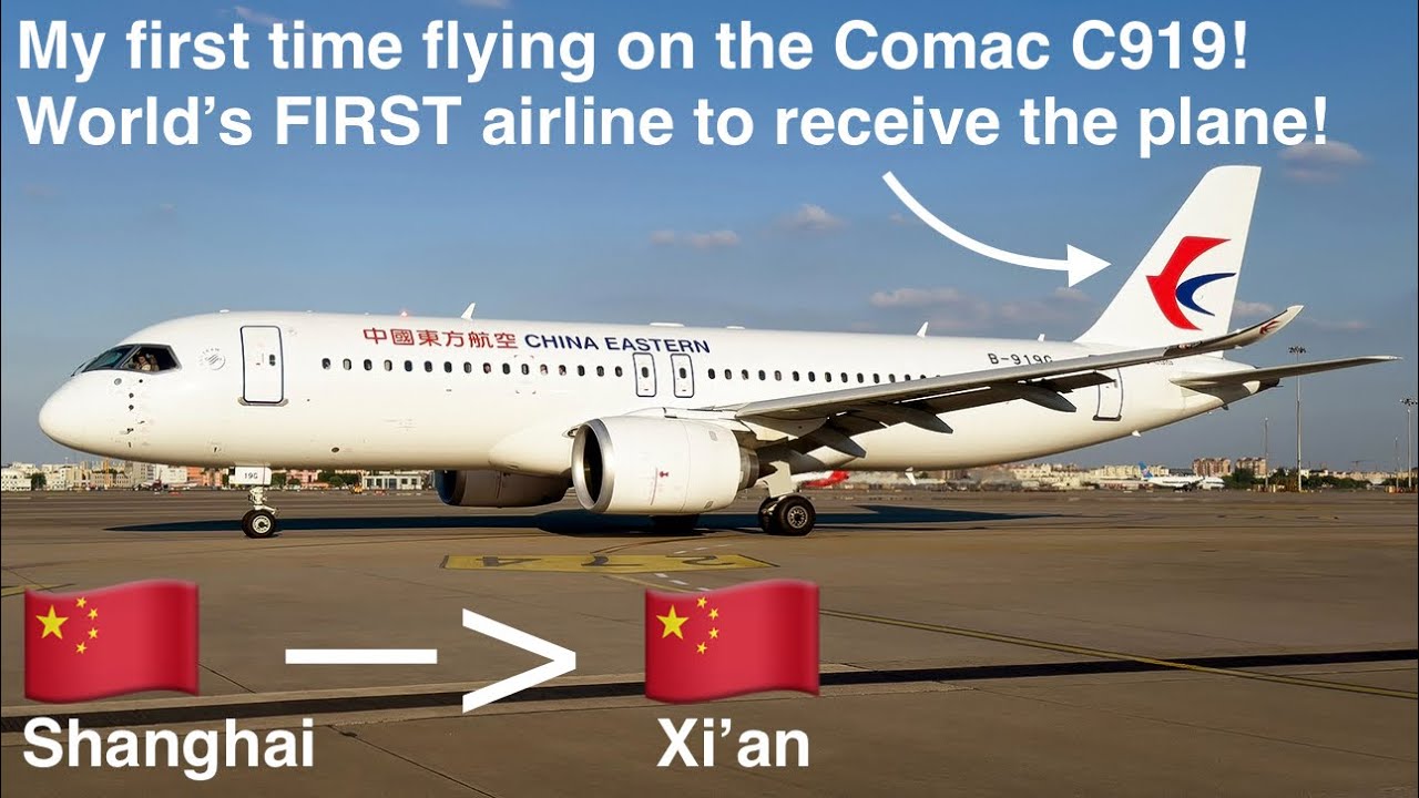 TRIPREPORT | BUSINESS CLASS | China Eastern Airlines | Shanghai SHA - Xi&rsquo;an | Comac C919-100STD
