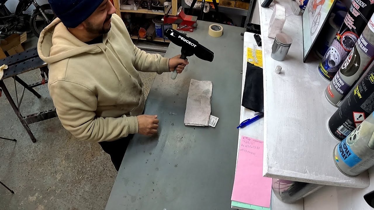 J'ai refait la selle du 103