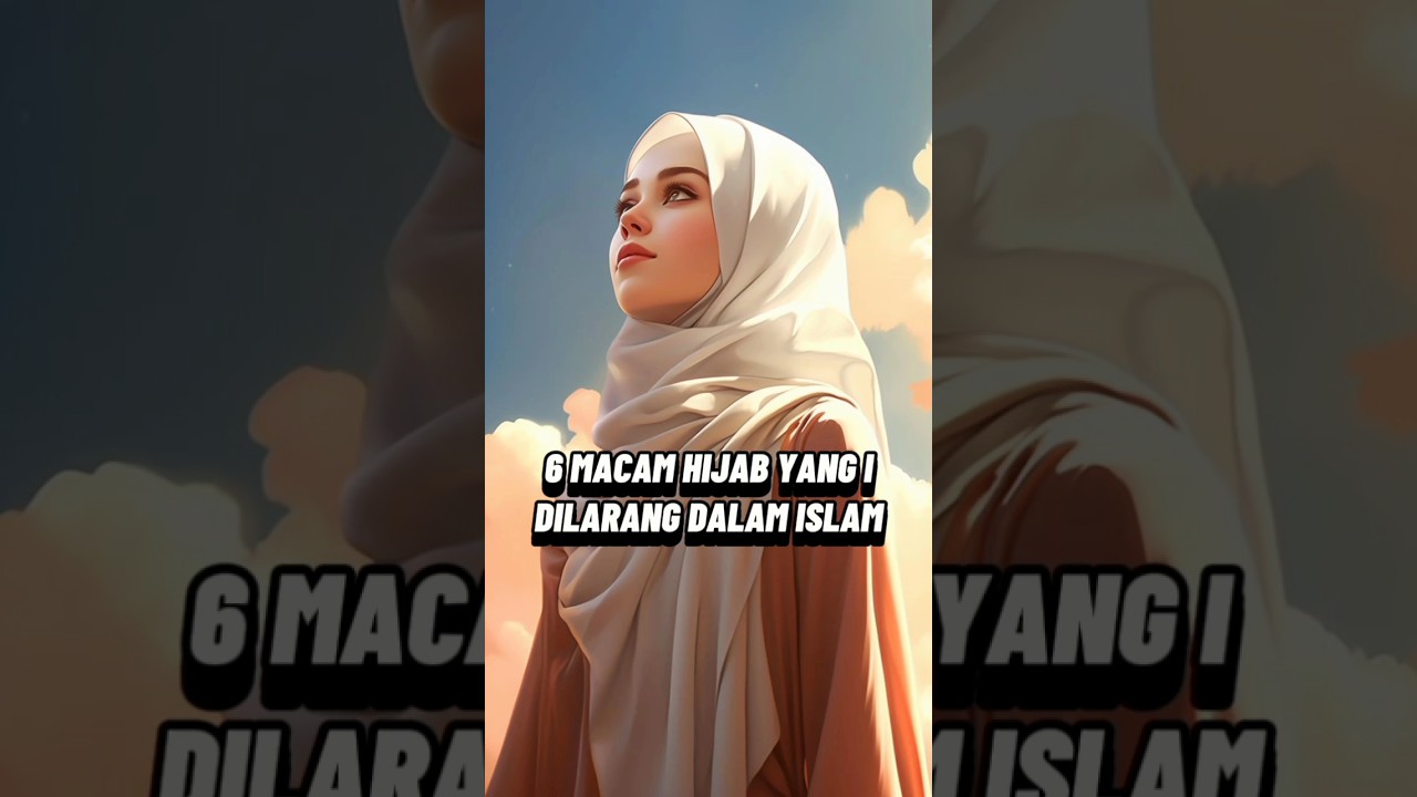 6 MACAM HIJAB YANG DILARANG DALAM ISLAM #hijab #larangandalamislam #shorts #islam #fyp