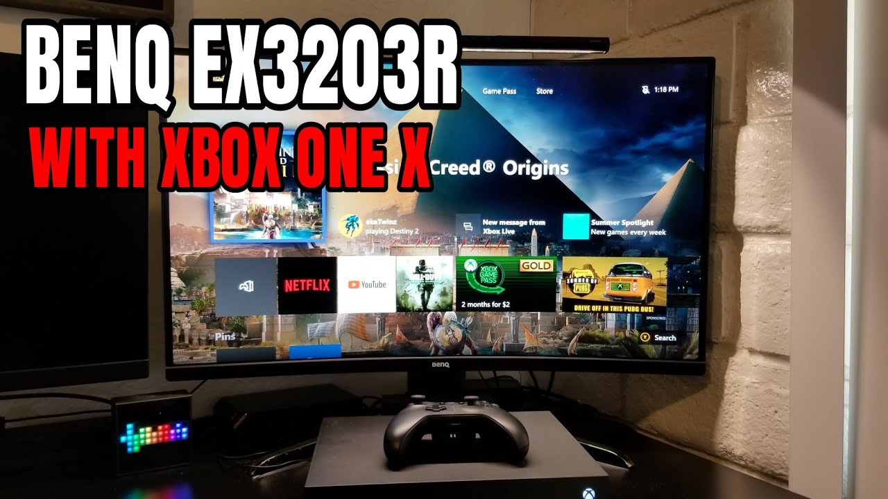 First look at BenQ EX3203R 4K/ 1440p HDR Freesync 2 Monitor