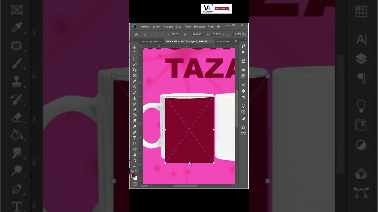 MOCK UP PARA TAZAS