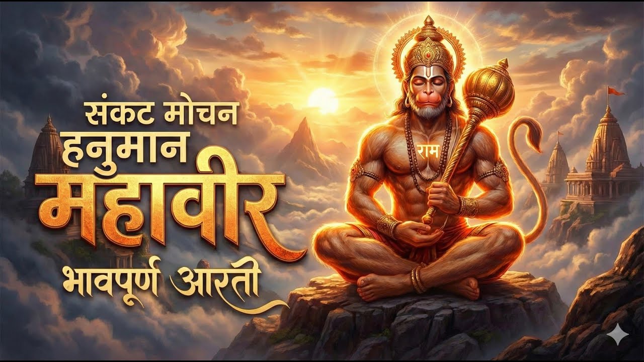 🕉️ हनुमान जी की भावपूर्ण आरती | आरती कीजै हनुमान लला की | Hanuman Aarti Hindi