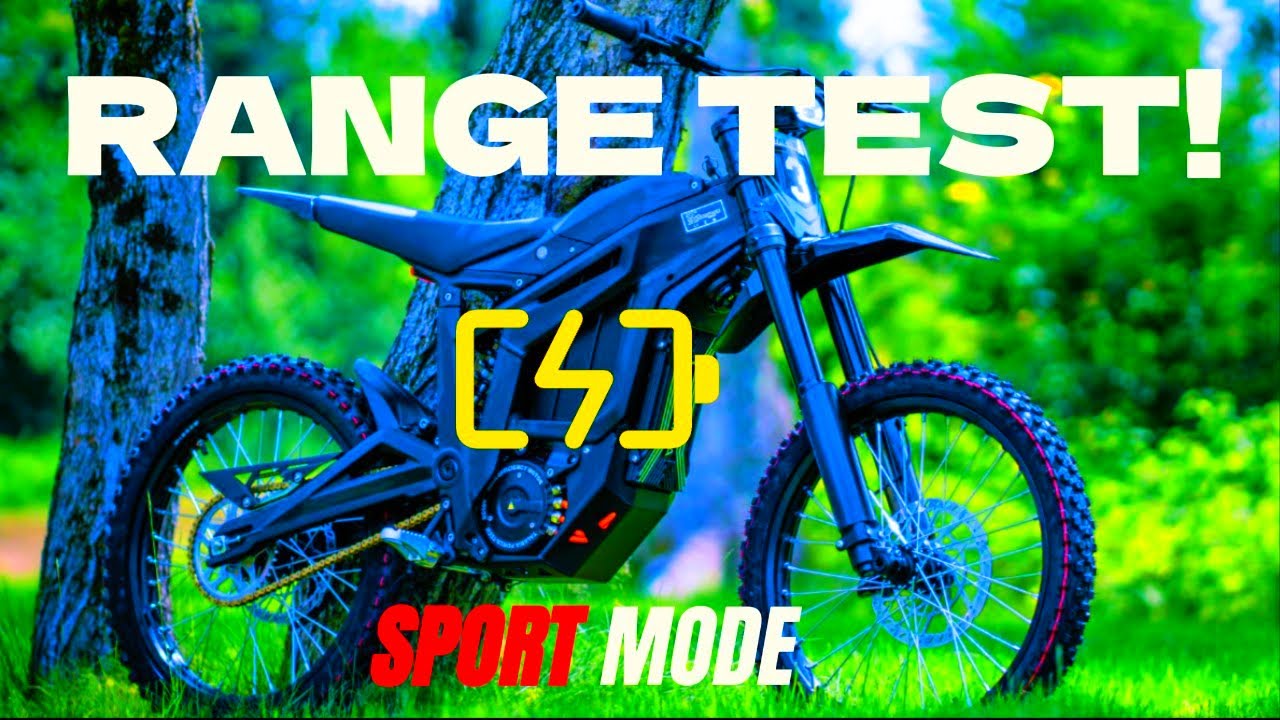 Talaria Sting R MX4 Winter Range Test // FULL SPORT MODE!