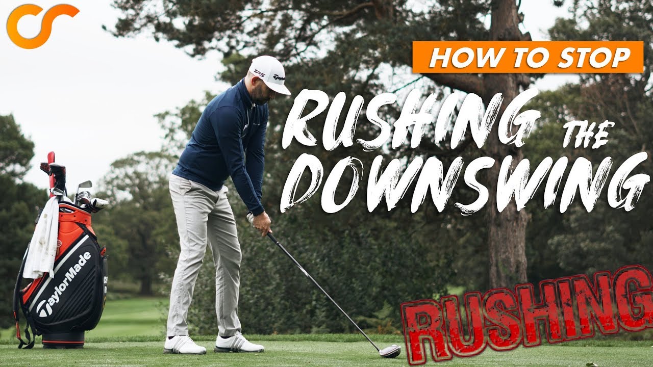 HOW TO STOP RUSHING THE DOWNSWING WITH THE DRIVER