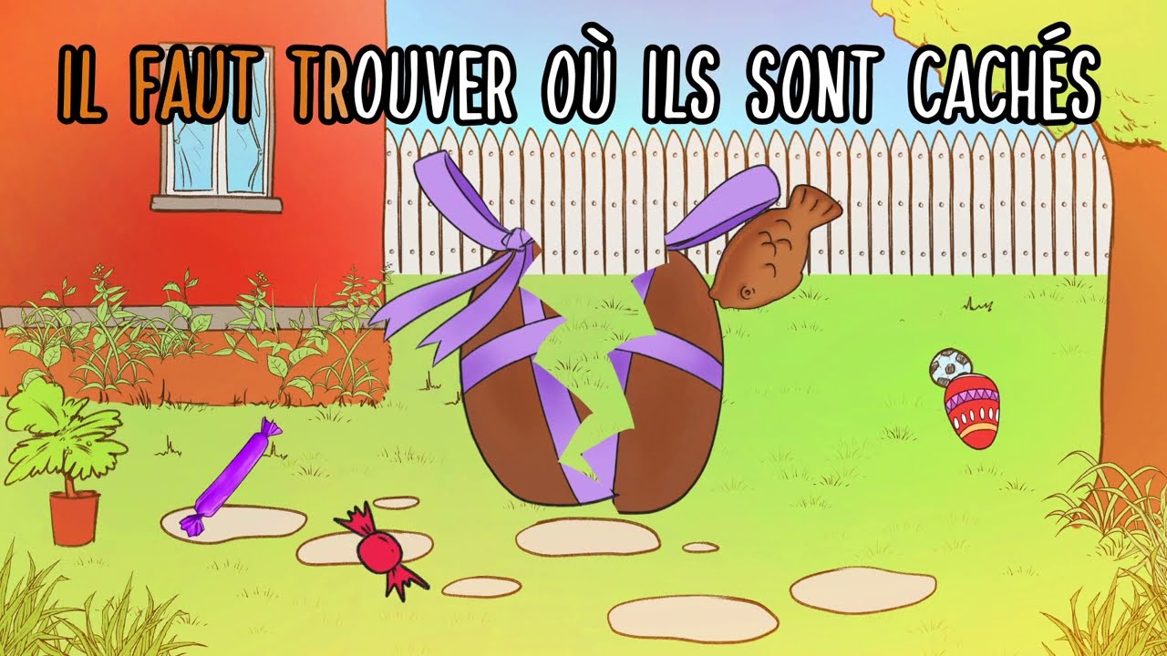Julia & Paroles De Farfelus - Les œufs de Pâques (Lyrics Video)