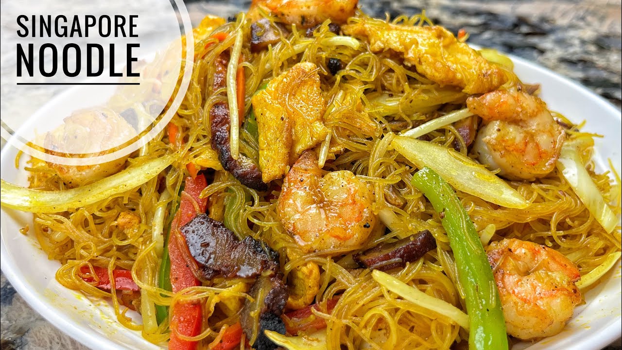 Singapore Noodle I Chow Mei Fun | Curry Rice Vermicelli Recipe