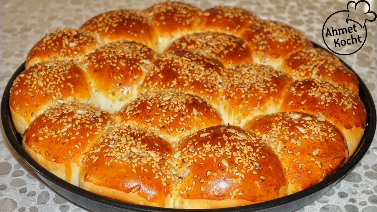 Brötchen mit Leinsamen | buns with linseed | Ahmet Kocht | backen | Folge 340