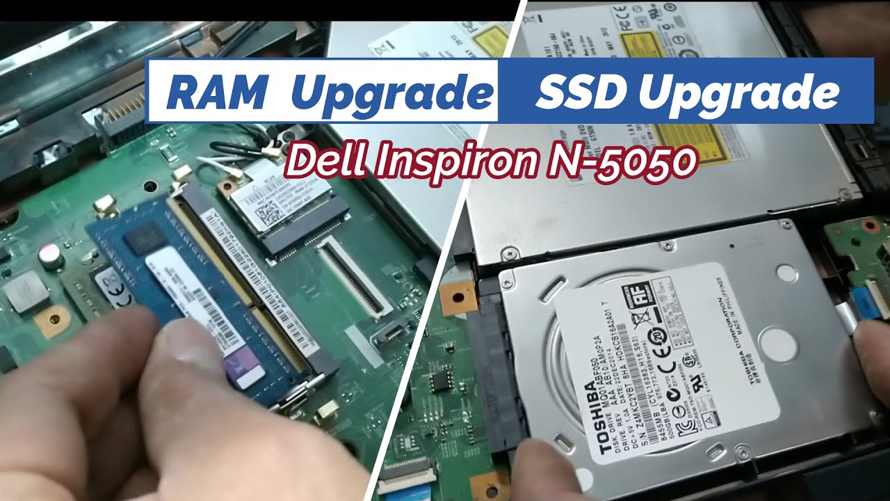 RAM & HDD Upgrade for Dell Ins N5050