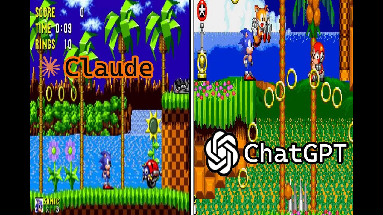 Quem Cria Sonic Melhor? ChatGPT vs Claude
