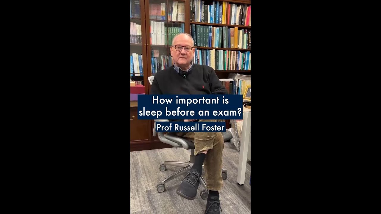 How important is sleep before an exam?