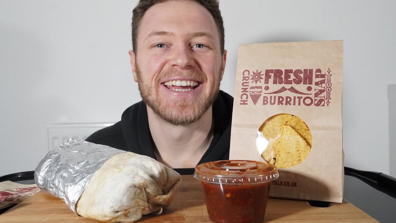 ASMR MUKBANG GIANT BURRITOS & CHIPS | SOFT WHISPERS