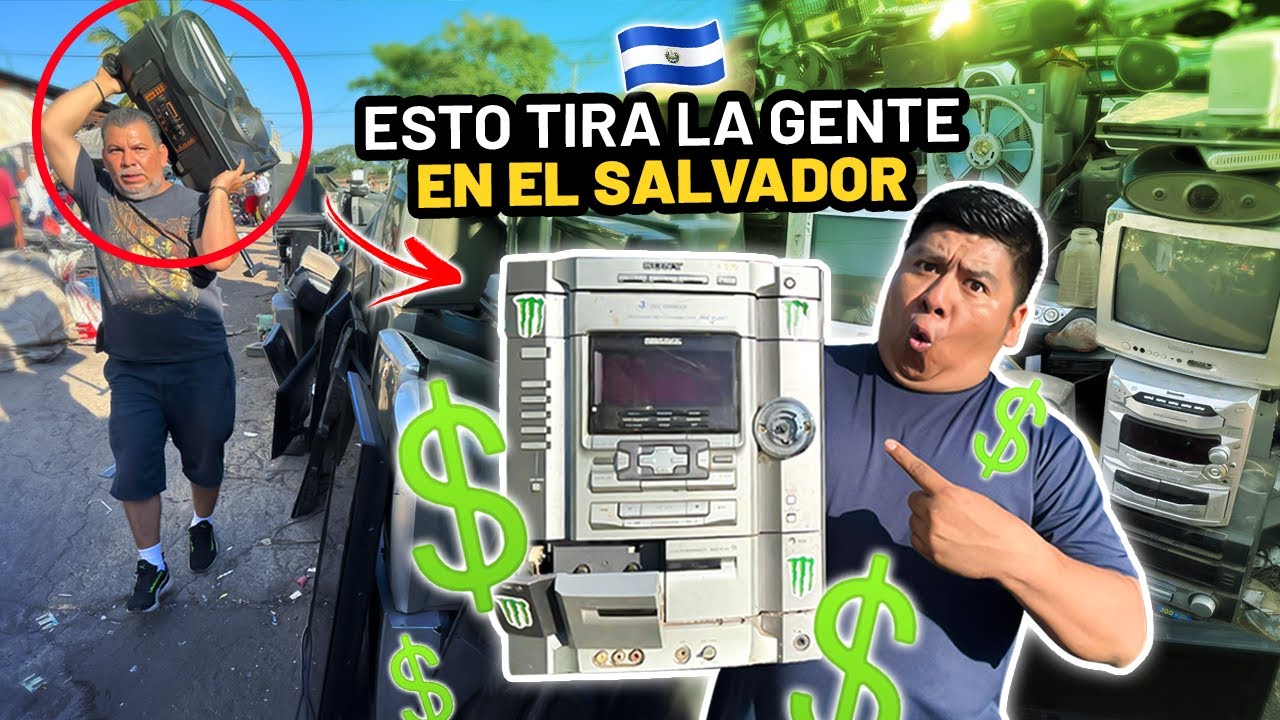 🗑️ ESTO TIRAN las PERSONAS a la BASURA en El SALVADOR *cosas de valor* 💰