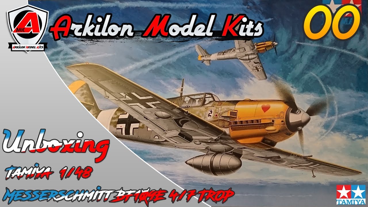 Unboxing Messerschmitt Bf109E-4/7 TROP - Tamiya 1/48 - Part 00