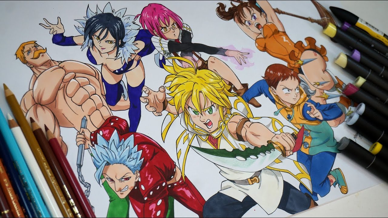Drawing The Seven Deadly Sins Characters