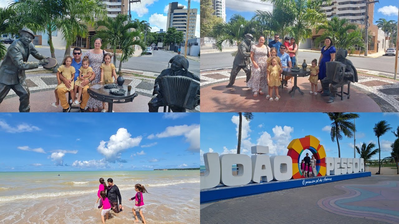 PASSEAMOS EM CAMPINA GRANDE/ AS MENINAS FIZERAM A MAIOR FESTA NA PRAIA DE CABO BRANCO