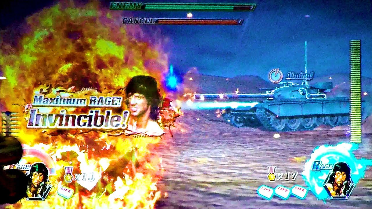 Dave & Buster's Rambo 2 Player Arcade Game Completed!