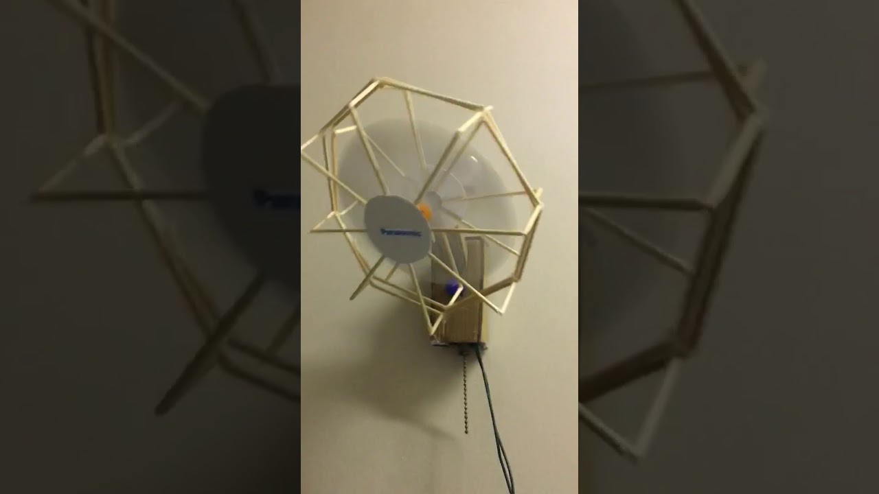 My two homade workshop wall fans. ( 6” Panasonic wall fan) and (6” kdk wall fan)