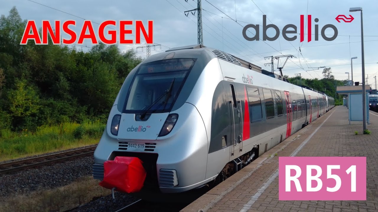 [Abellio Rail Mitteldeutschland] Ansagen aus der RB51 Nordhausen - Heilbad Heiligenstadt