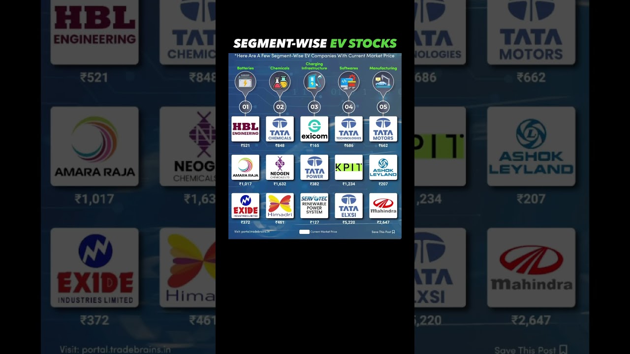 EV Stocks in India by Segment |
