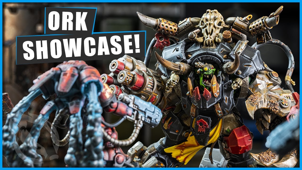Демонстрация моей ОГРОМНОЙ армии орков для Warhammer 40k