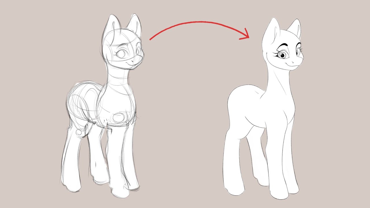 How I draw bodies for MLP pony characters
