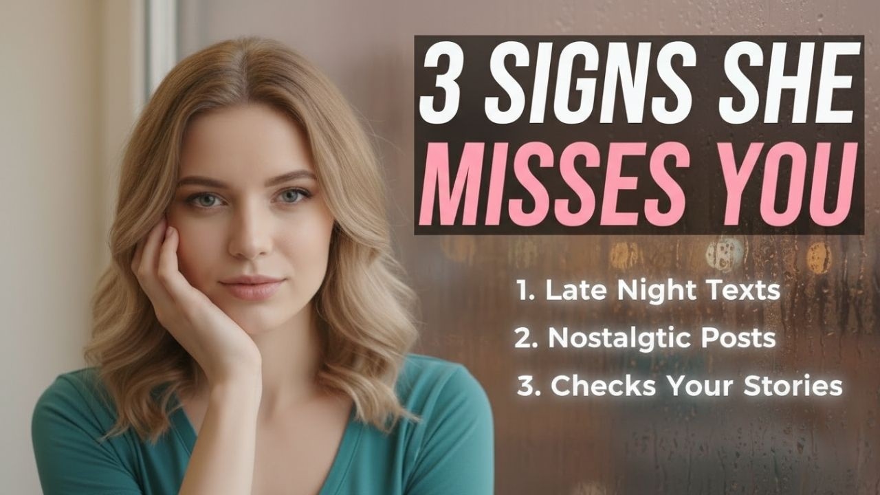 3 Hidden Signs She Misses You Like Crazy Female Psychology
