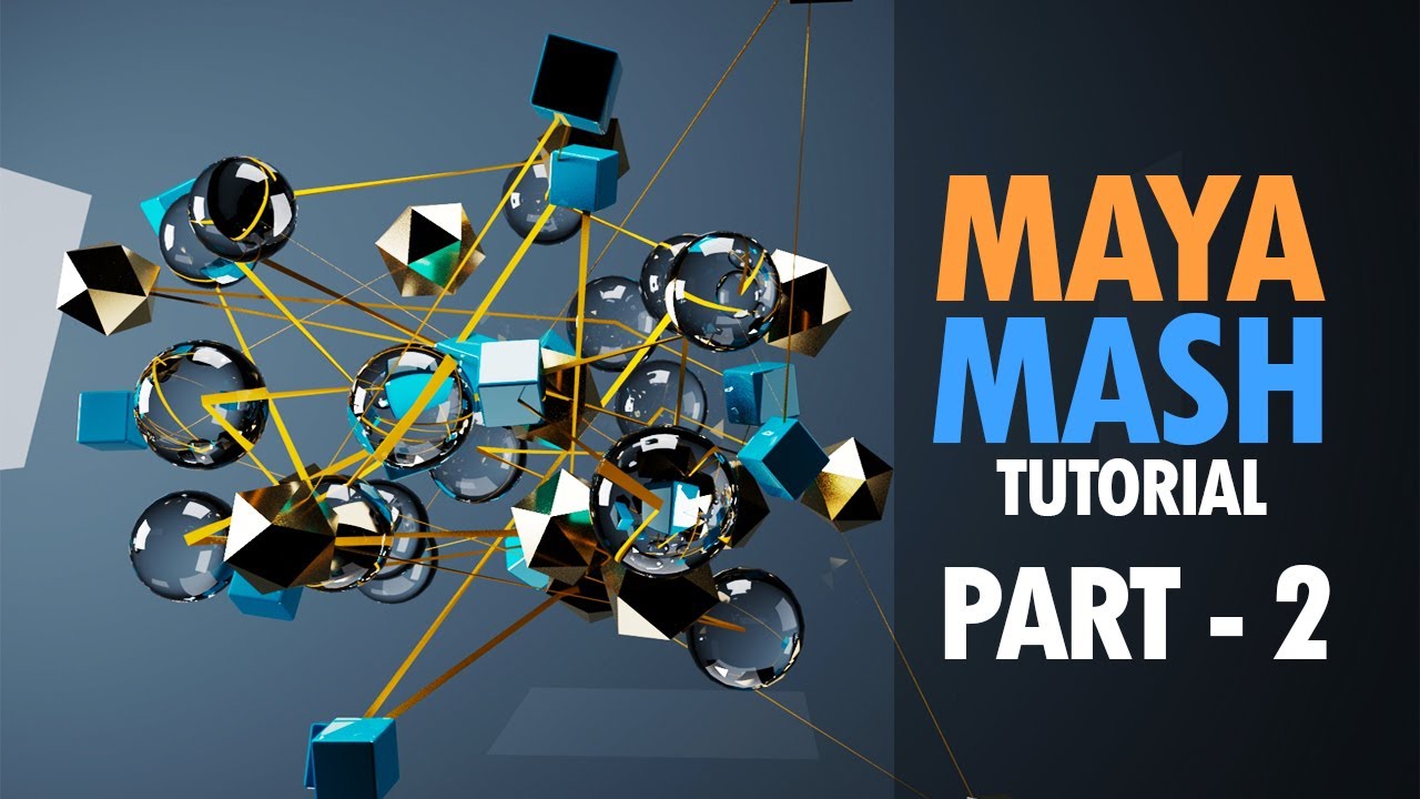 Maya MASH Basics - Part 2 - Dynamics
