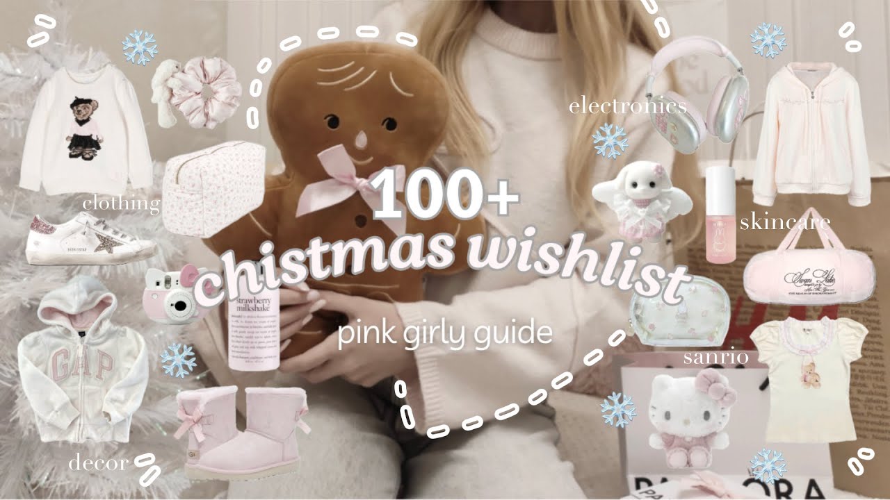 the ULTIMATE Christmas wishlist!! 🎀❄️ pinterest girl aesthetic ♡ girly gift guide