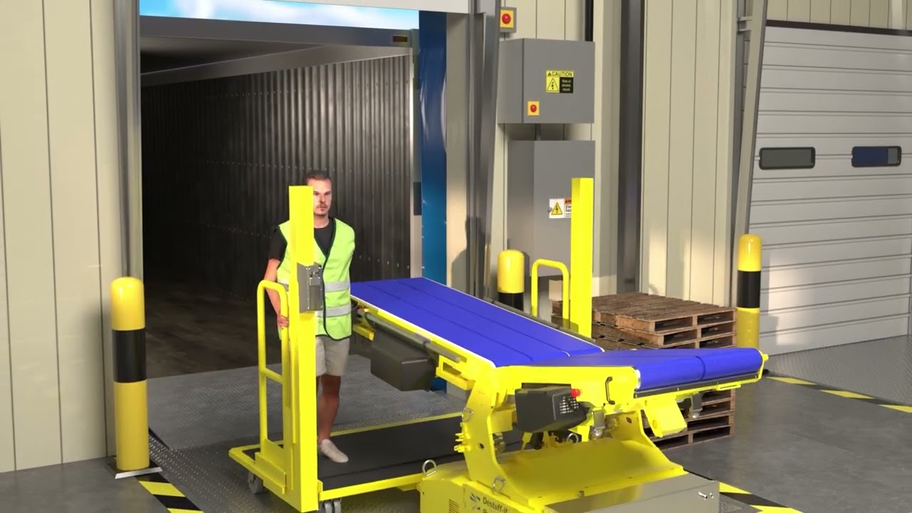 Floor Loaded Trailer Unloading - Destuff-it™ vs. Traditional Methods