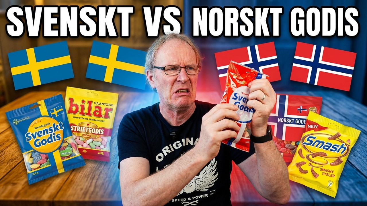Svenskt vs Norskt Godis: 