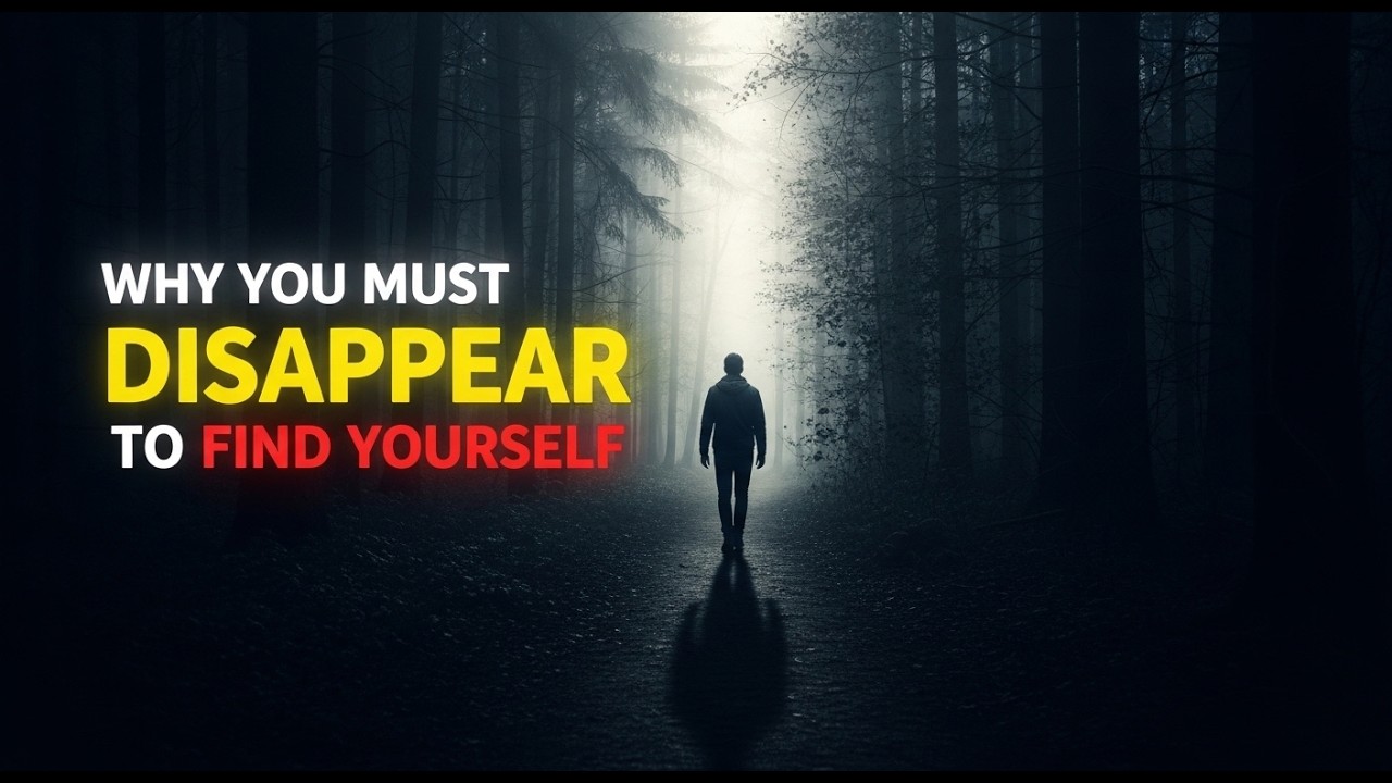 Why You Must Disappear to Find Yourself