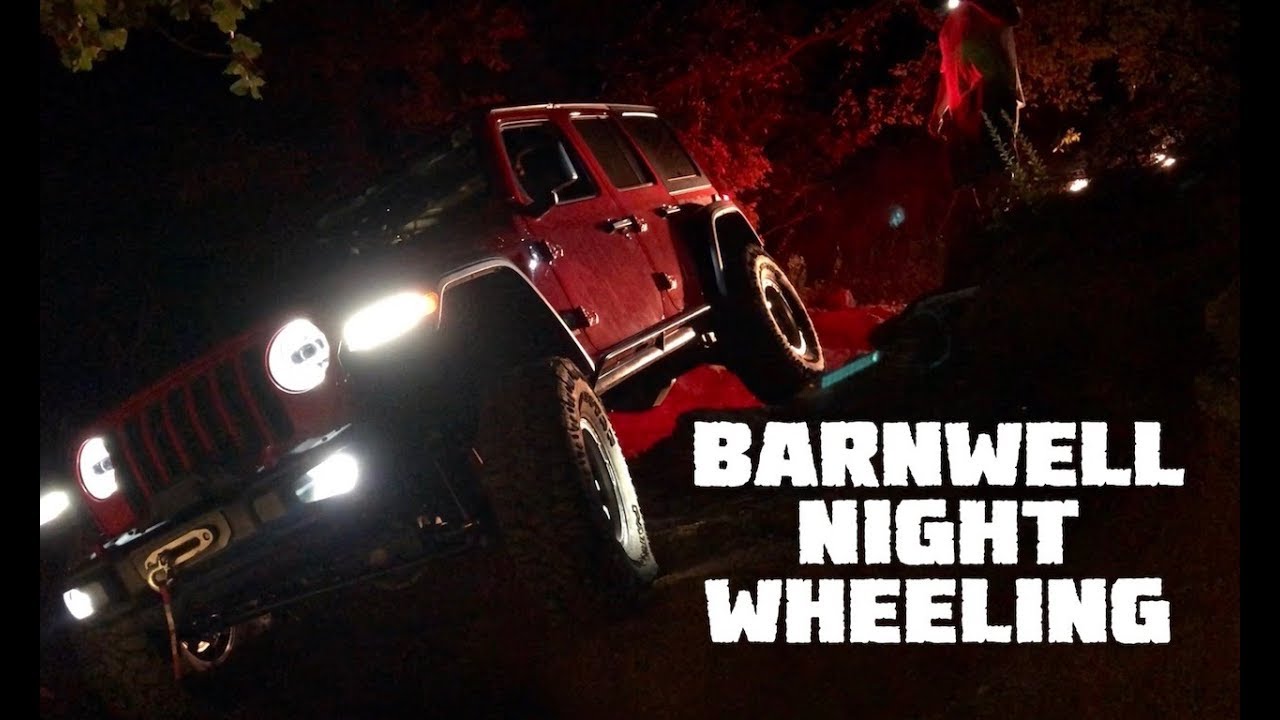 Night Wheeling at Barnwell Mountain in our 2018 Jeep Wrangler JLU Rubicon