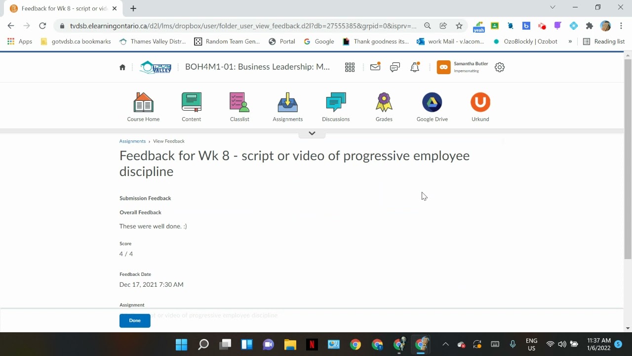 How to submit assignments and check for comments in Brightspace