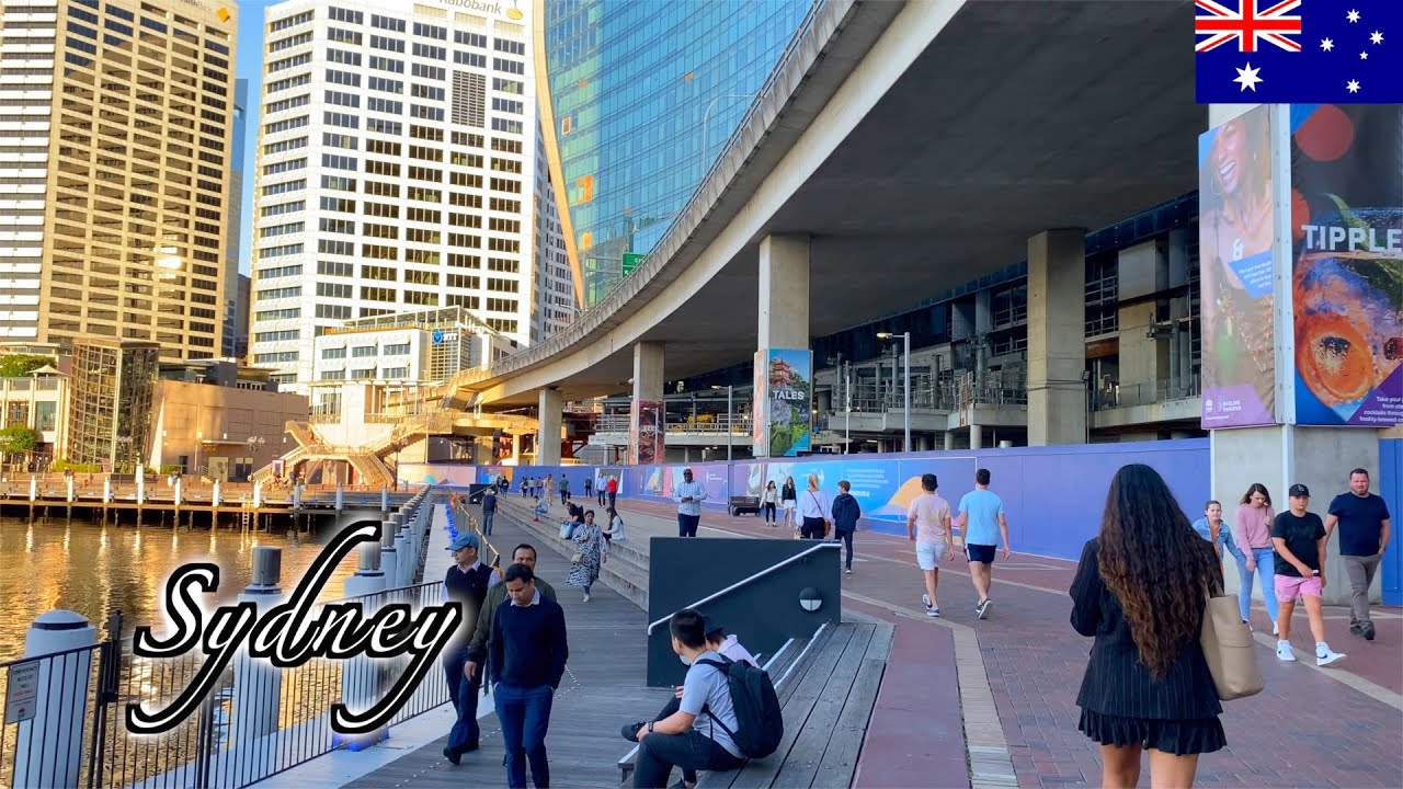 🇦🇺【4K】Sydney Summer Walk - UTS to Darling Harbour (April 2021)