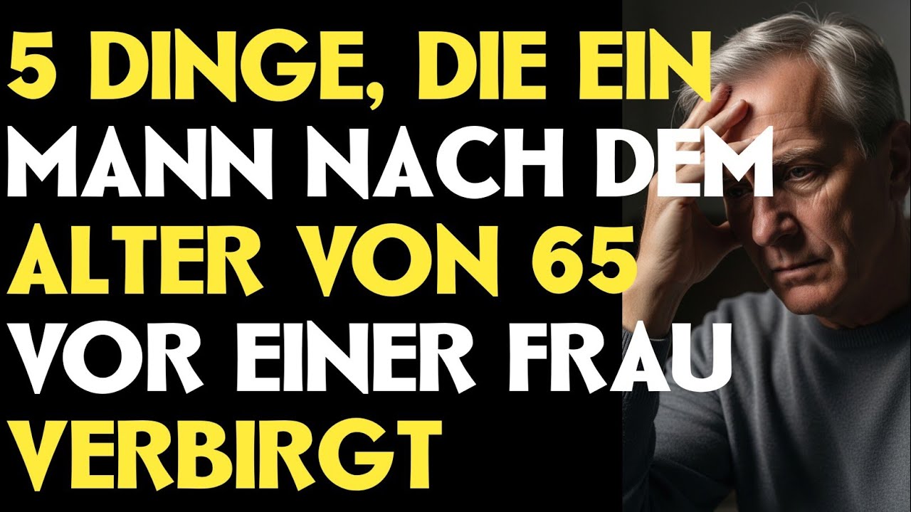 5 Dinge, die Männer nach dem Alter von 65 vor Frauen verbergen – stille Gefühle und Wahrheiten