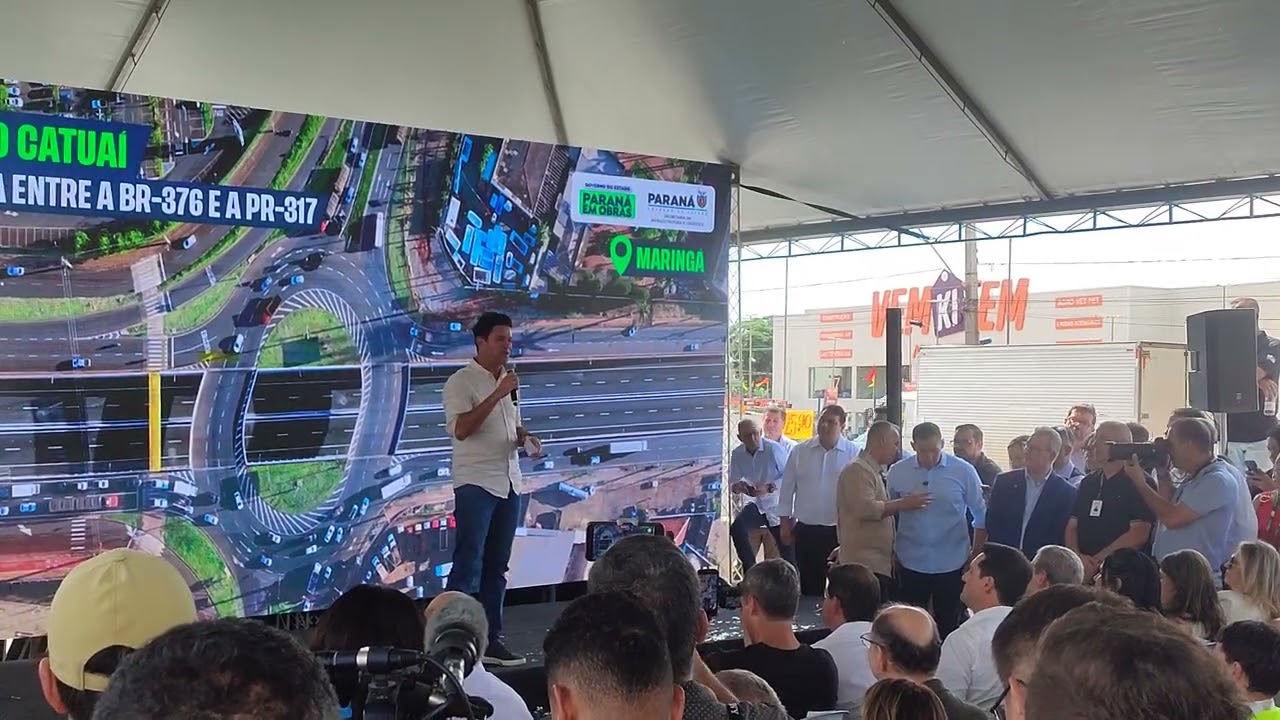 Inaugura&ccedil;&atilde;o do trevo do Catua&iacute; imagens 3