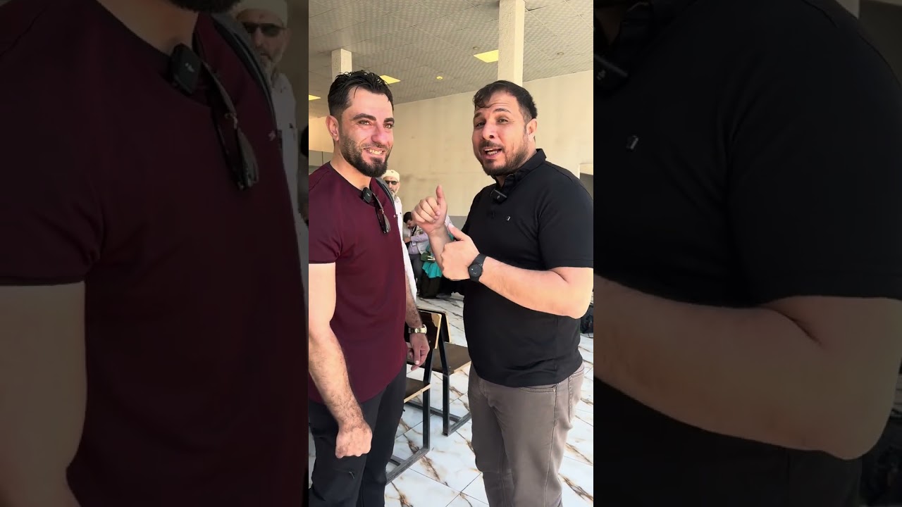 لقاء مع جميل الحسن لحظة مغادرته أدلب متوجهاً إلى مكة