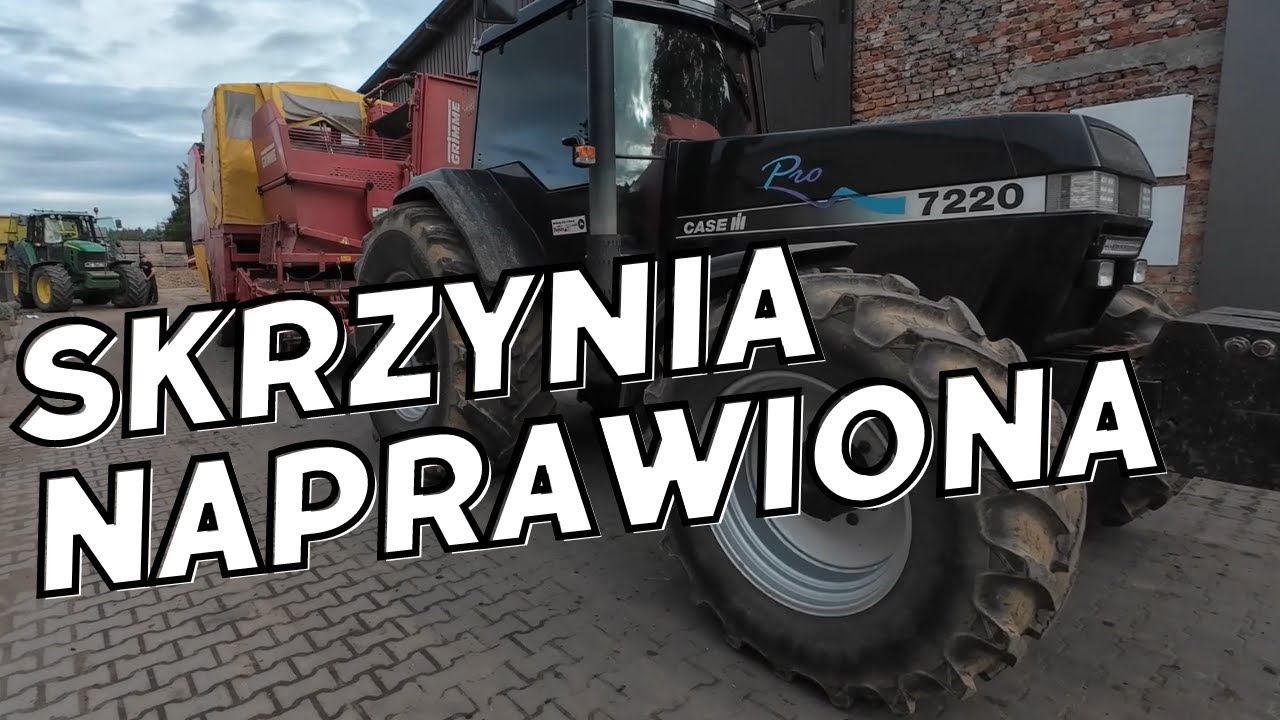 Naprawa na momencie. Magnum 7210 wrócił do transportu. Wykopki 2024.