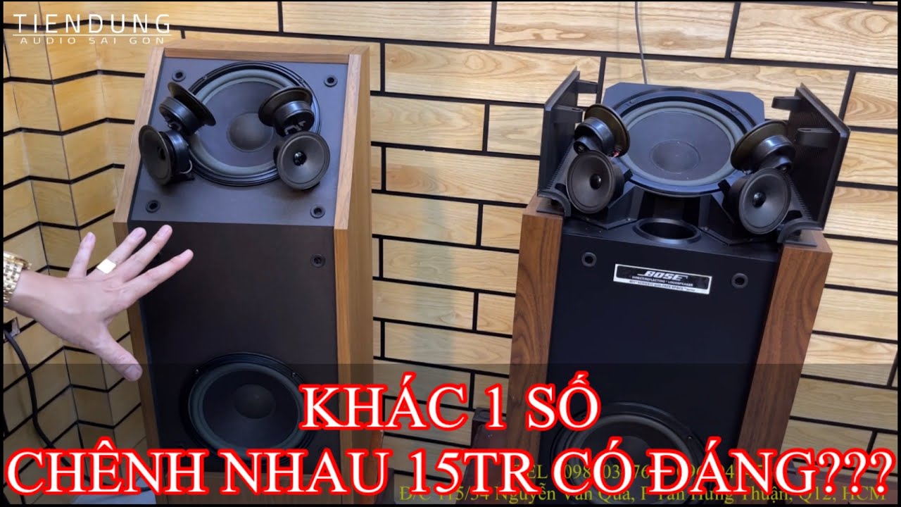Đắt khét nhất dòng loa Bose 601 seri iii đầu tư có đáng? Tiến Dũng audio Sài Gòn