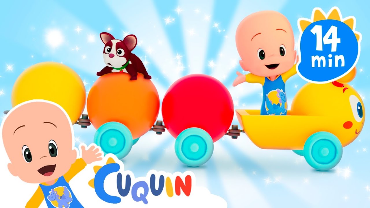 La Oruga Tragabolas de Cuquín  | Canciones infantiles para bailar de Cleo y Cuquín
