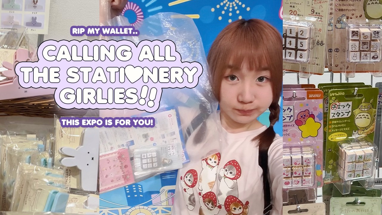 japan’s girliest stationery event 💘🛍️ my wallet cried