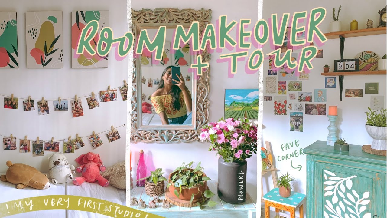Room makeover + Tour 2021 // my very first studio space! 🍃