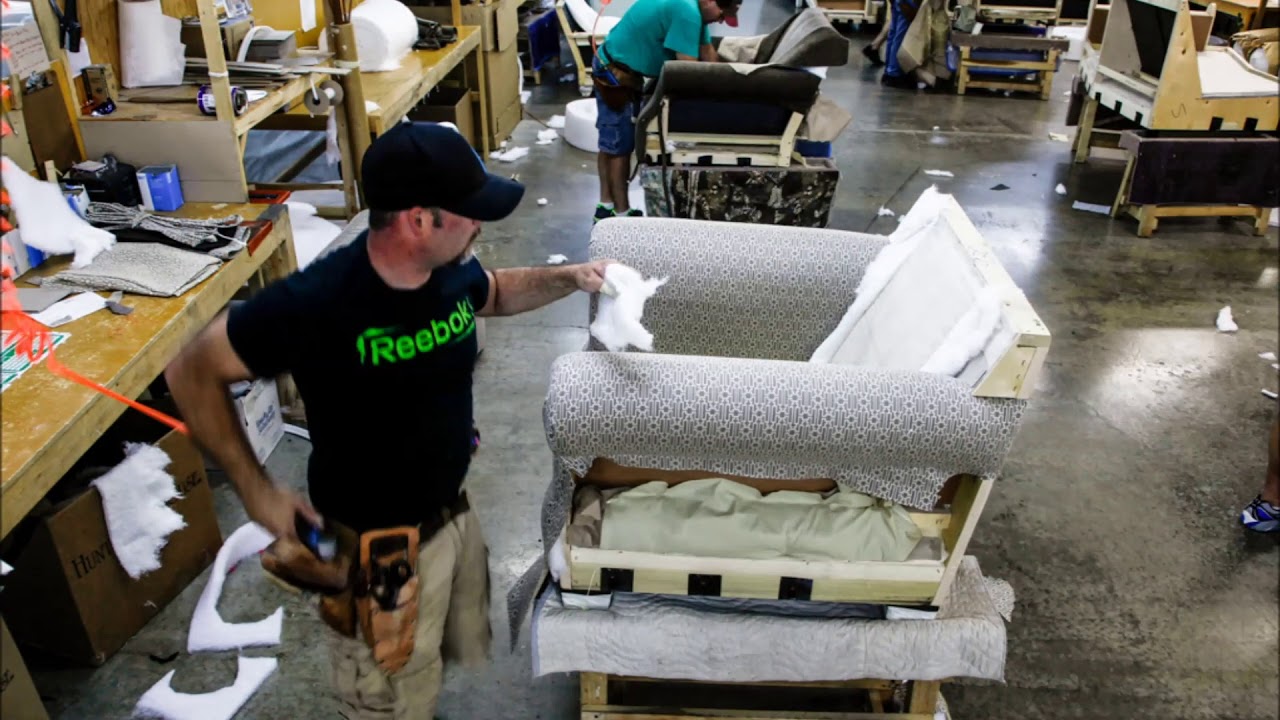 The Upholstering Process in Fast Forward