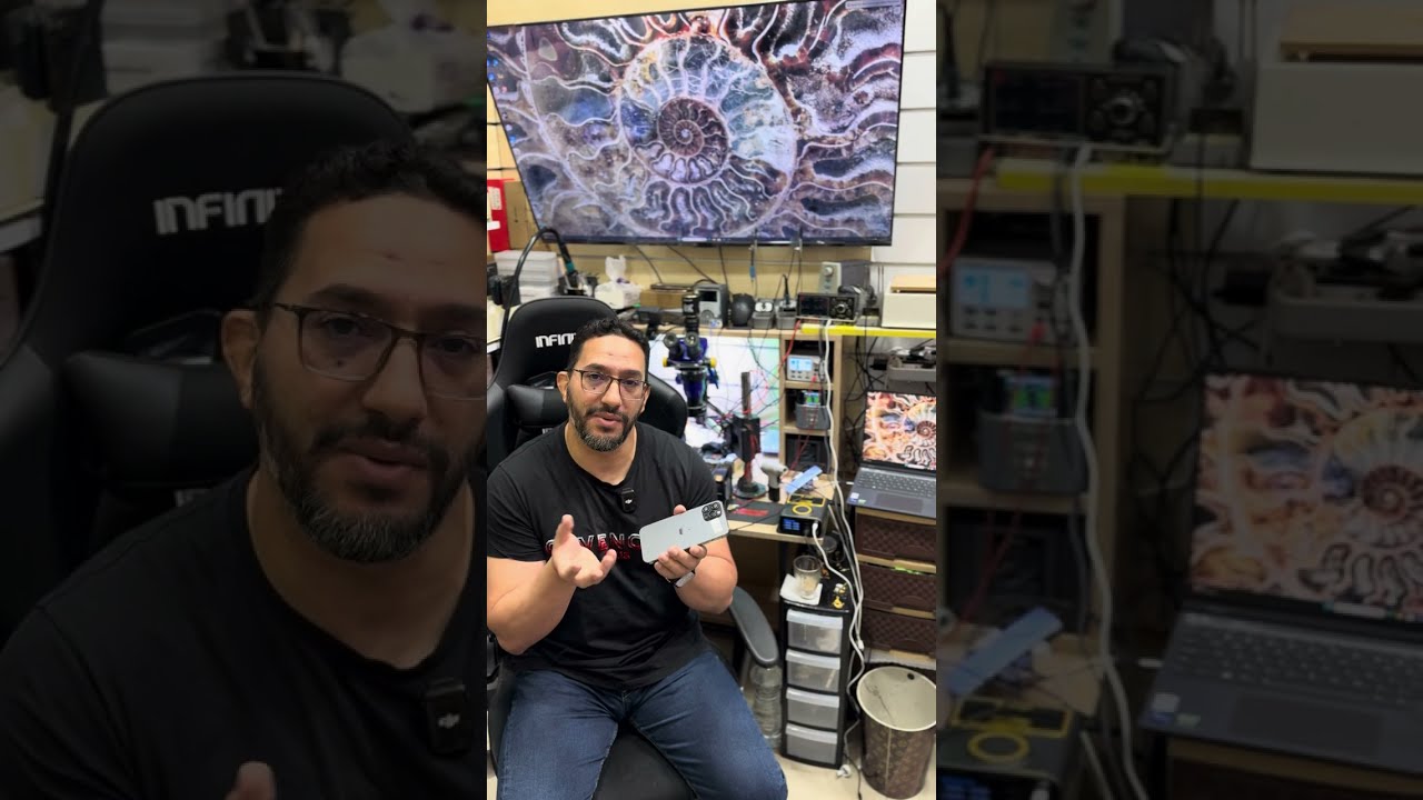 iPhone 12pm water damage/اصلاح ايفون لا يعمل سقط في ماء البحر 