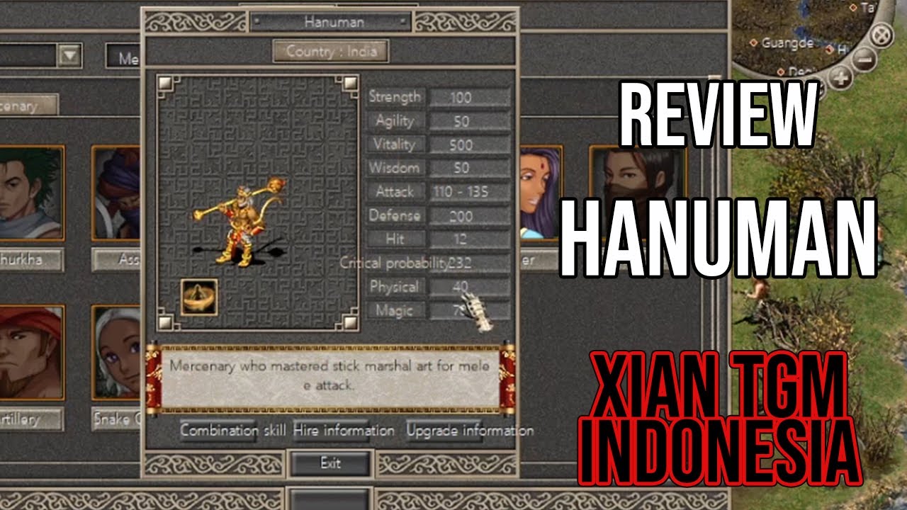 REVIEW HANUMAN, HIGH GENERAL FAVORIT CHAR TUYUL XIAN THE GREAT MERCHANT