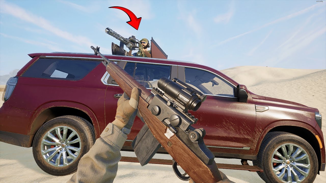 Эффективное использование нового внедорожника PMC Minigun — игровой процесс Squad