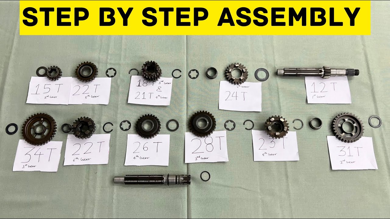 KTM Duke/RC 200 : Gearbox Fitting/Assembly : Detailed Guide