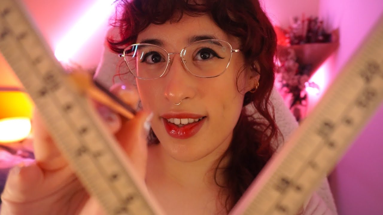 ASMR midiendo tu cara delicadamente ✨ Sonidos realistas, tocando tu carita