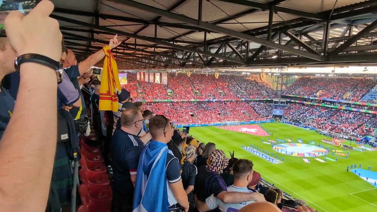 National Anthems Scotland V Switzerland Euro 2024
