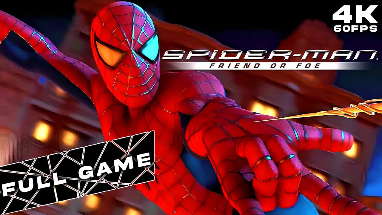 SPIDER-MAN Friend or Foe 2007 PC FULL GAME (4K60FPS)